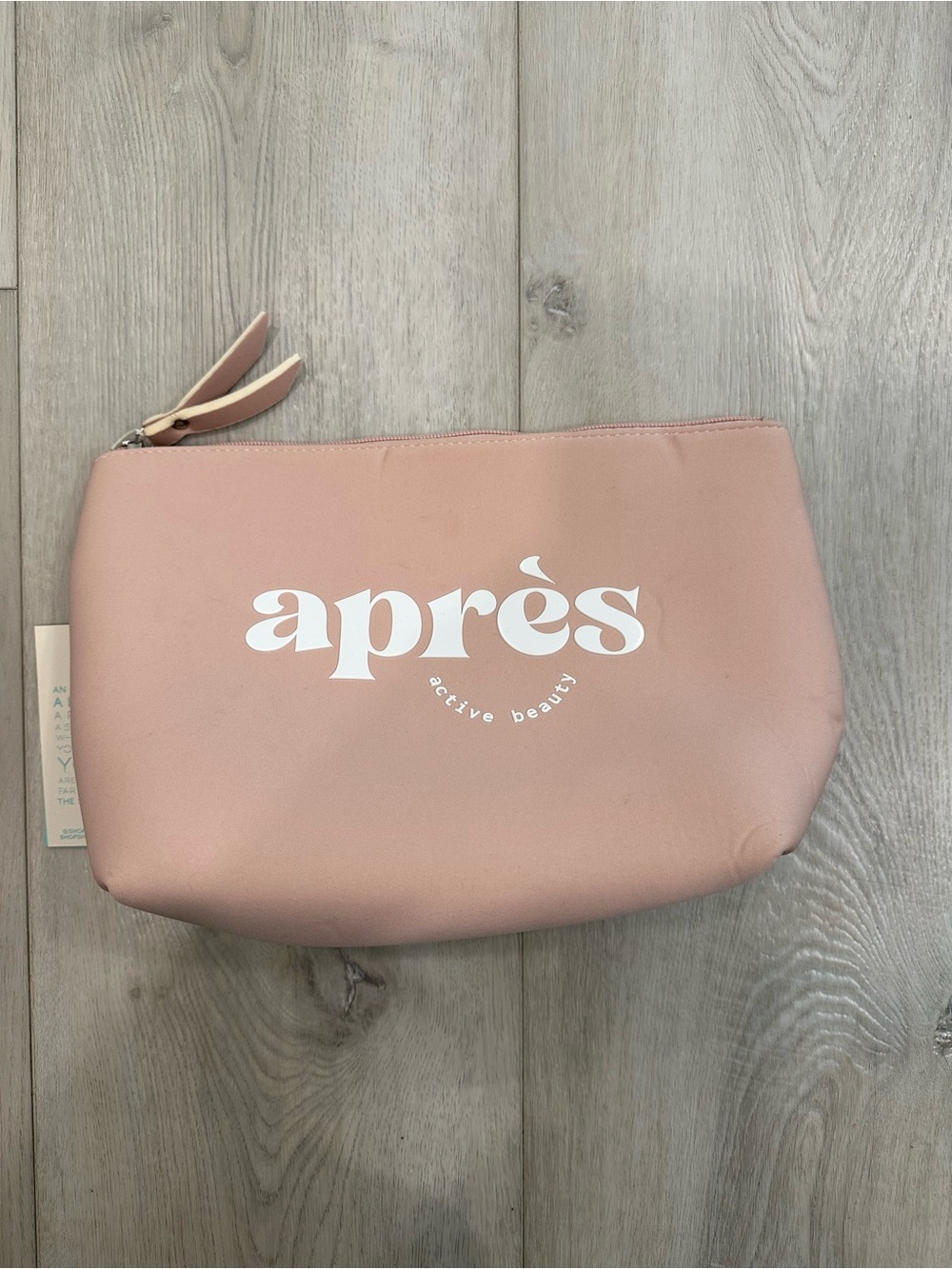Apres Active Beauty Shore Après Wet Bag Dusty Pink Travel Cosmetic Bag NWT